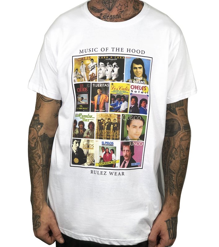 Camiseta Rulez music of the hood